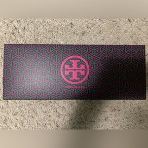 Tory Burch Geometric Pink and Green Shoebox